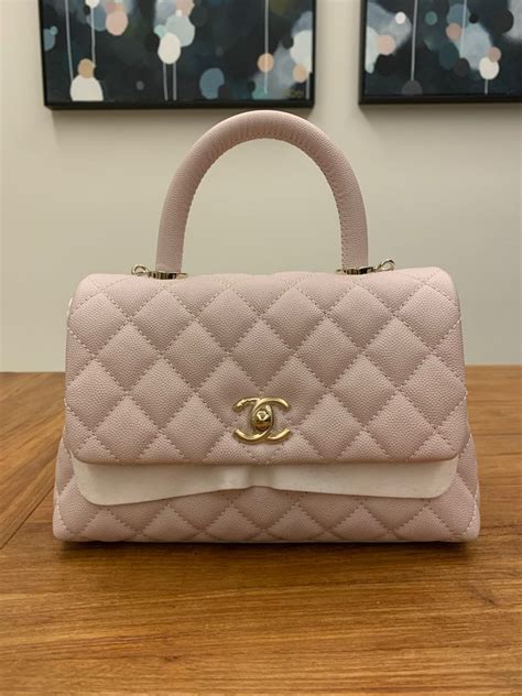 chanel coco handle lilac